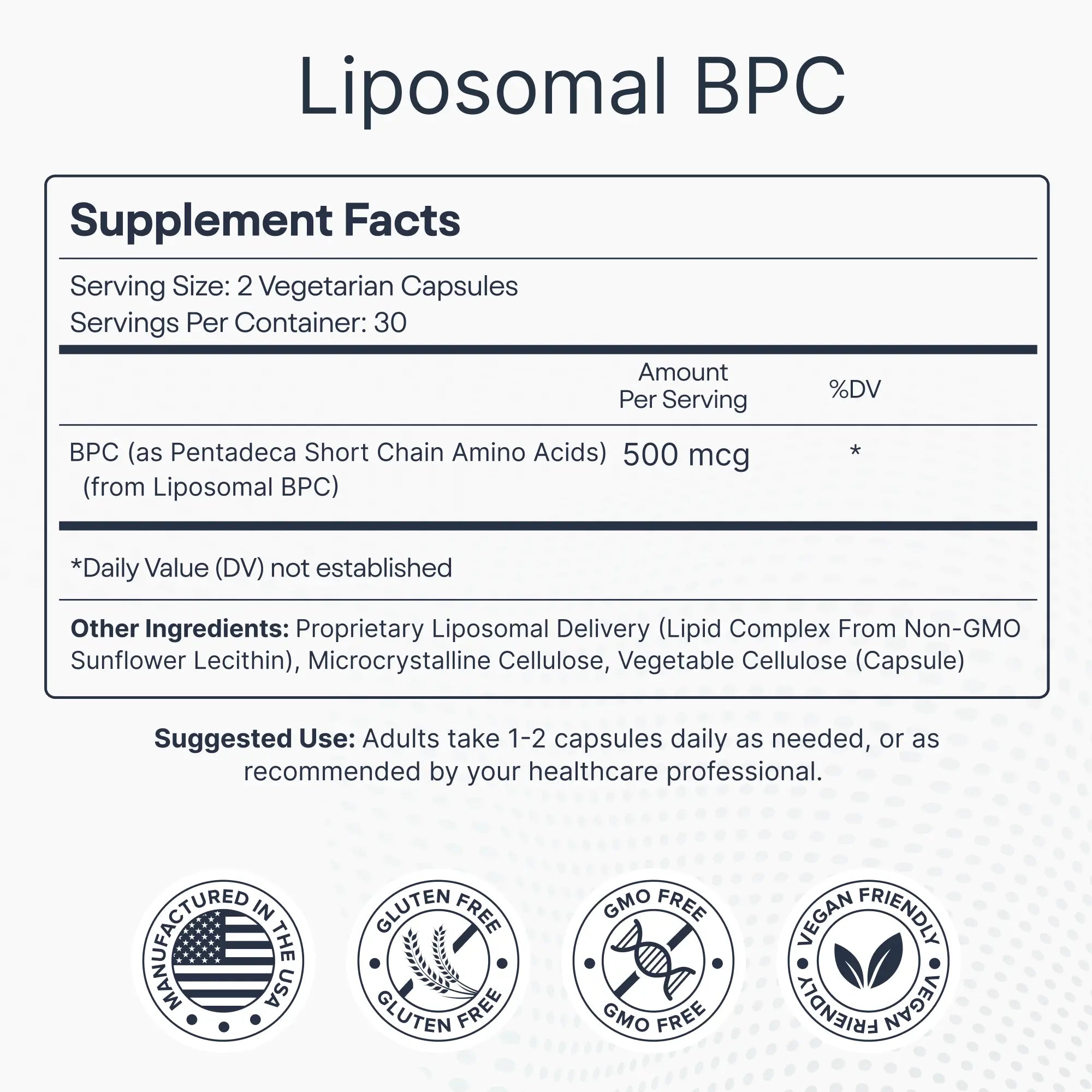 Liposomal BPC- Support for Gut Health & Recovery